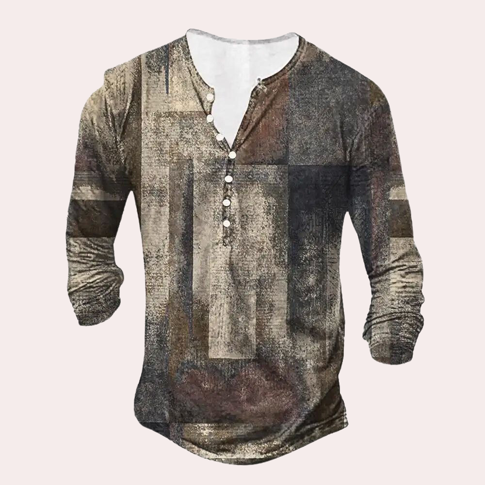 Warm Men's Sweater - Milan-Beige-S-State of Style