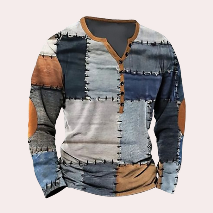 Warm Men's Sweater - Milan-Brown-S-State of Style