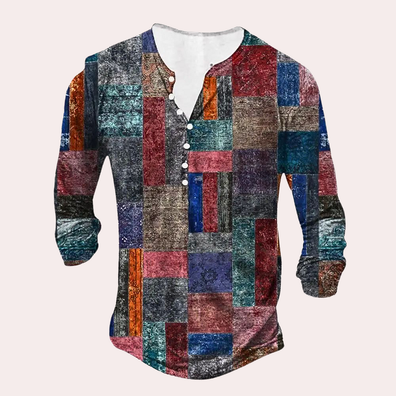 Warm Men's Sweater - Milan-Red-S-State of Style