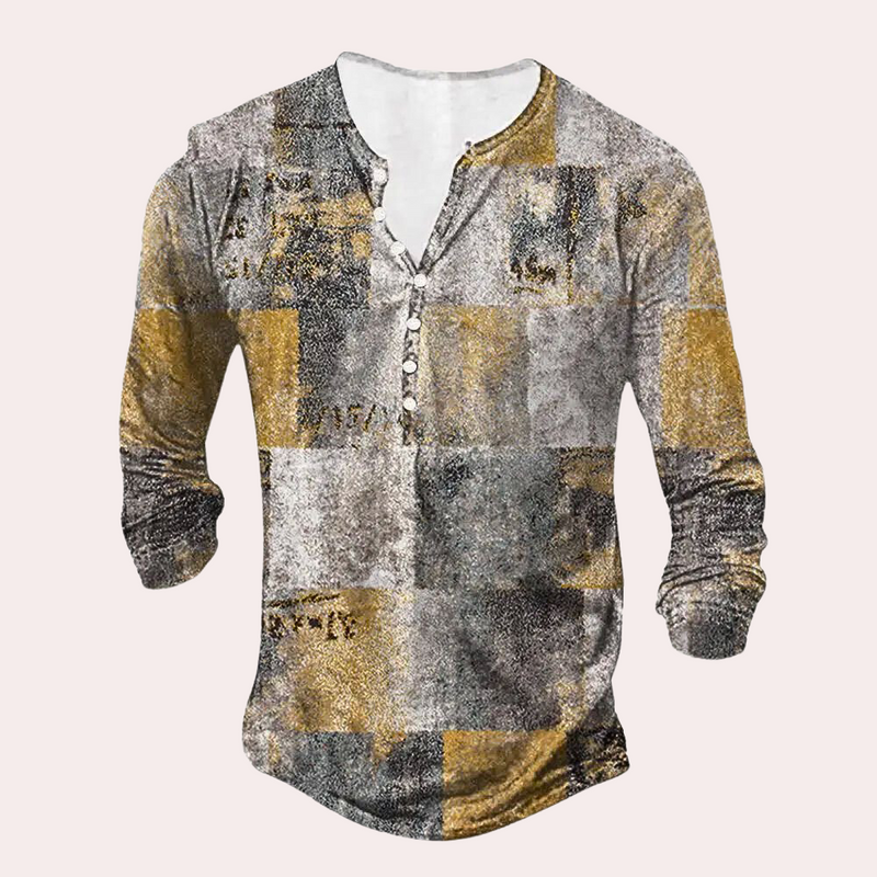 Warm Men's Sweater - Milan-Yellow-S-State of Style