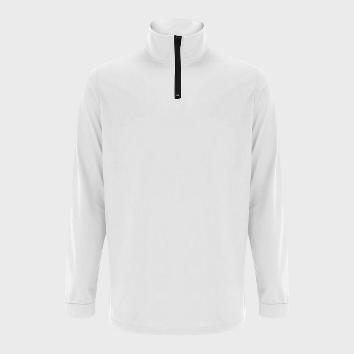 Warm Men's Sweater with Zip - Alvar-Black-S-State of Style