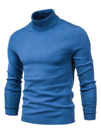 Warm Men's Turtleneck Sweater - Nordero-Light Blue-S-State of Style