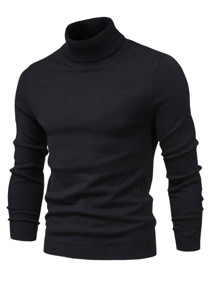 Warm Men's Turtleneck Sweater - Nordero-Light Blue-S-State of Style