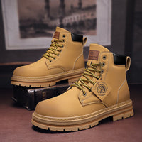 Warm Men's Winter Shoes - Thane-Khaki-5-State of Style