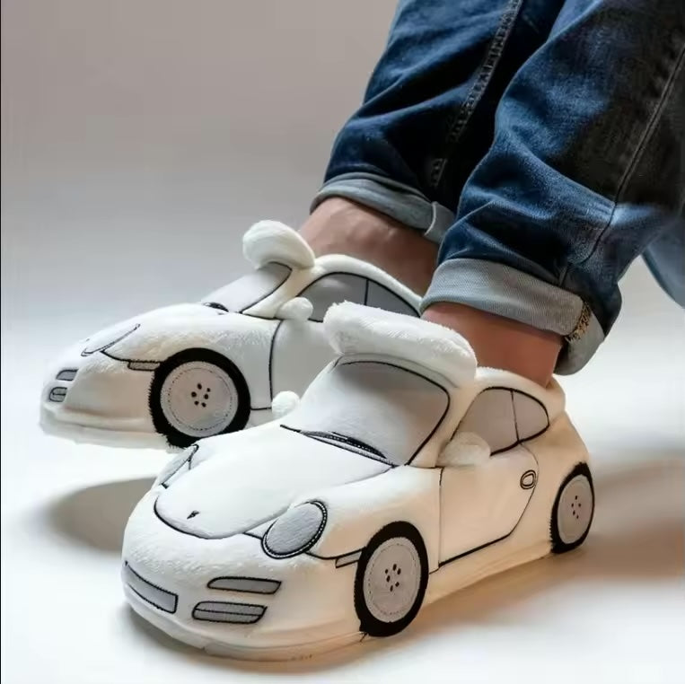 Warm Men's Winter Slippers – AutoLuxe-Porsche 964-State of Style