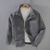 Warm Padded Men's Jacket - Everett-Grey-S-State of Style