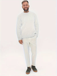 Warm Solid Knitted Jumper for Men - Elliot-Grey-XS-State of Style