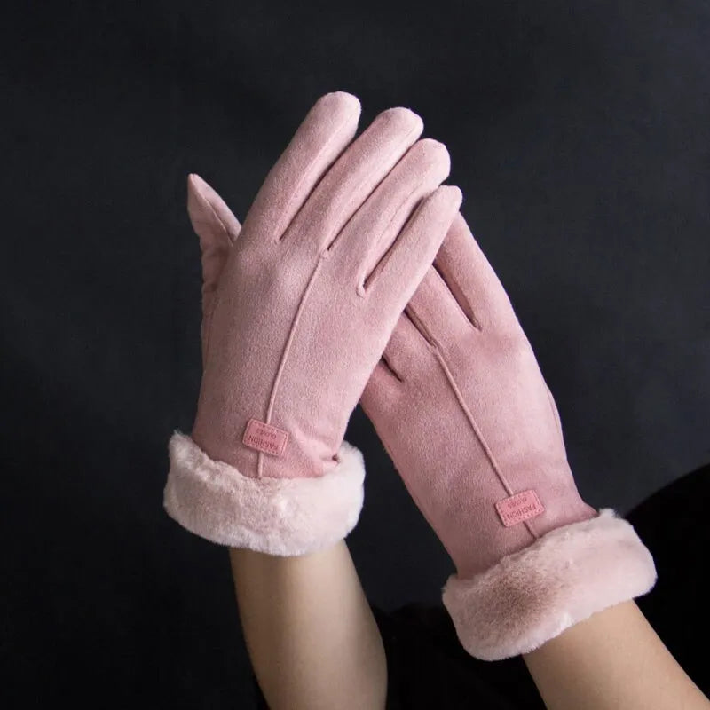 Warm Sweden Ladies' Gloves - VelvTouch-Blue-1-State of Style