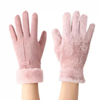 Warm Sweden Ladies' Gloves - VelvTouch-Blue-1-State of Style