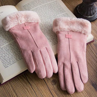Warm Sweden Ladies' Gloves - VelvTouch-Blue-1-State of Style