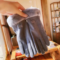 Warm Sweden Ladies' Gloves - VelvTouch-Blue-1-State of Style