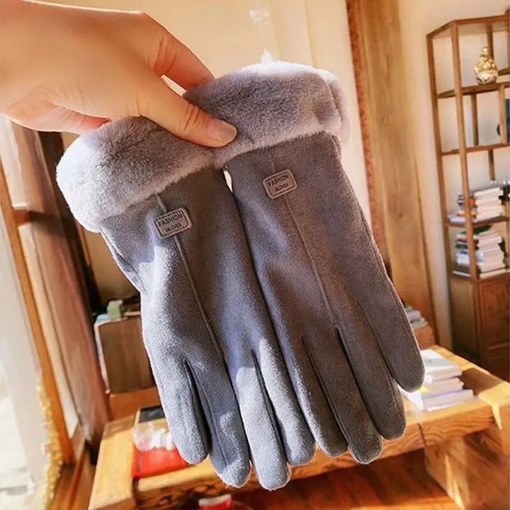 Warm Sweden Ladies' Gloves - VelvTouch-Blue-1-State of Style