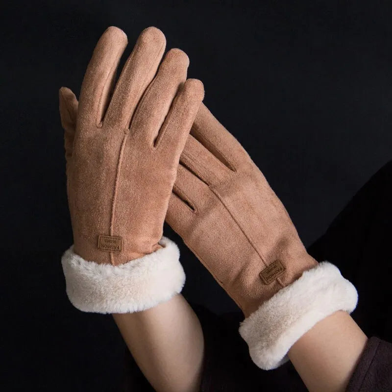 Warm Sweden Ladies' Gloves - VelvTouch-Blue-1-State of Style