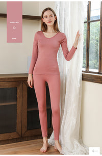 WARM THERMAL UNDERWEAR SET - SHAPING THERMAL CLOTHING FOR WOMEN-1 Set Silver-State of Style