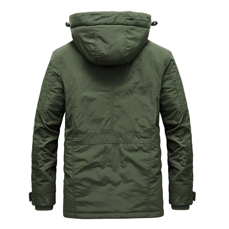 Warm Winter Coat for Men - Daan-Green-M-State of Style