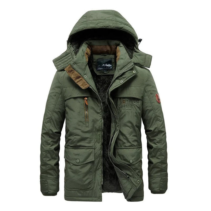 Warm Winter Coat for Men - Daan-Green-M-State of Style