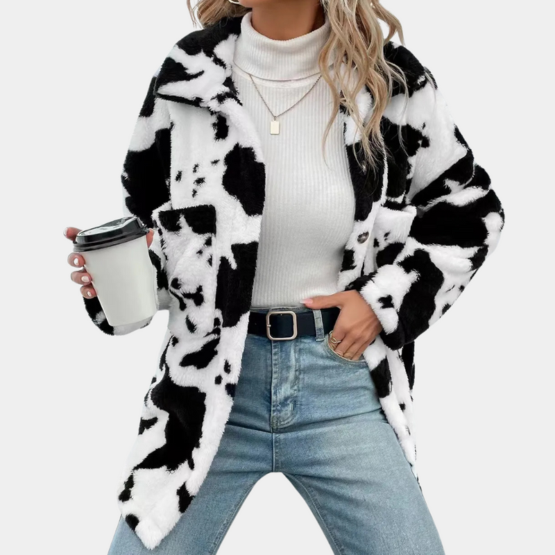 Warm Winter Coat for Women - Elowen-Black-XS-State of Style
