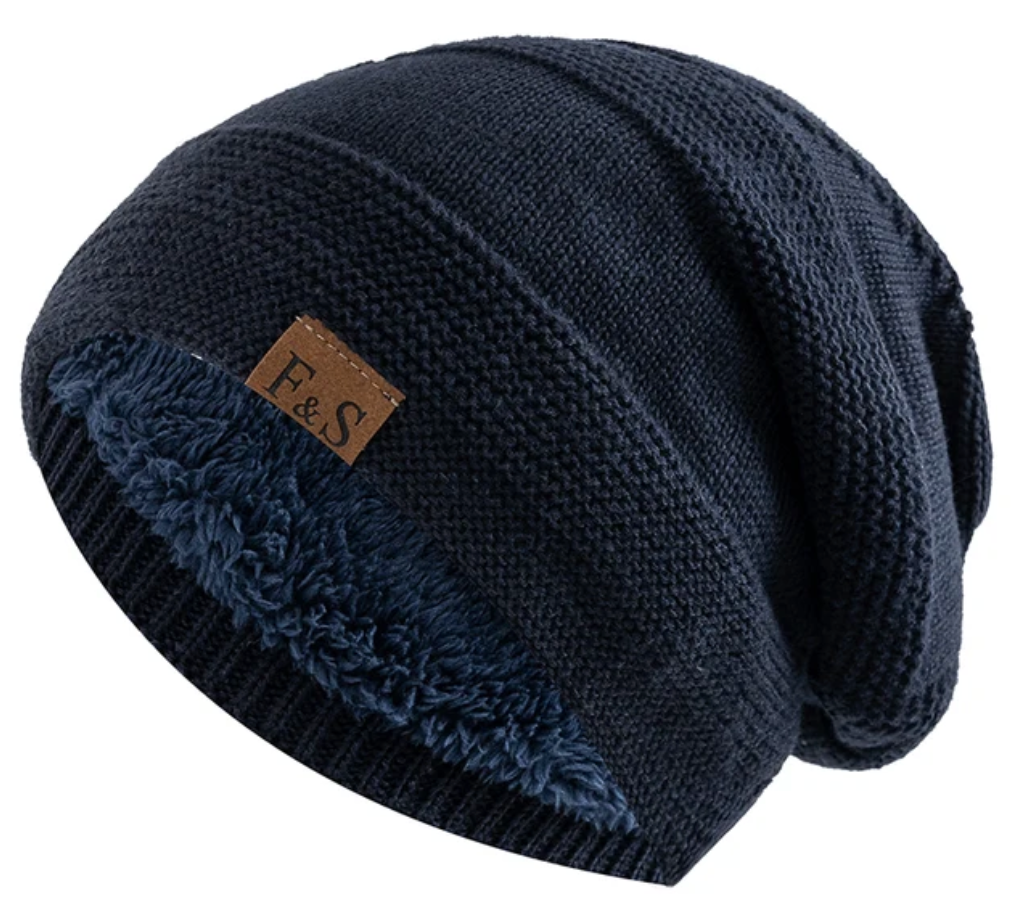 Warm Winter Hat with Fleece Lining - Luna-Khaki-56cm-58cm-State of Style