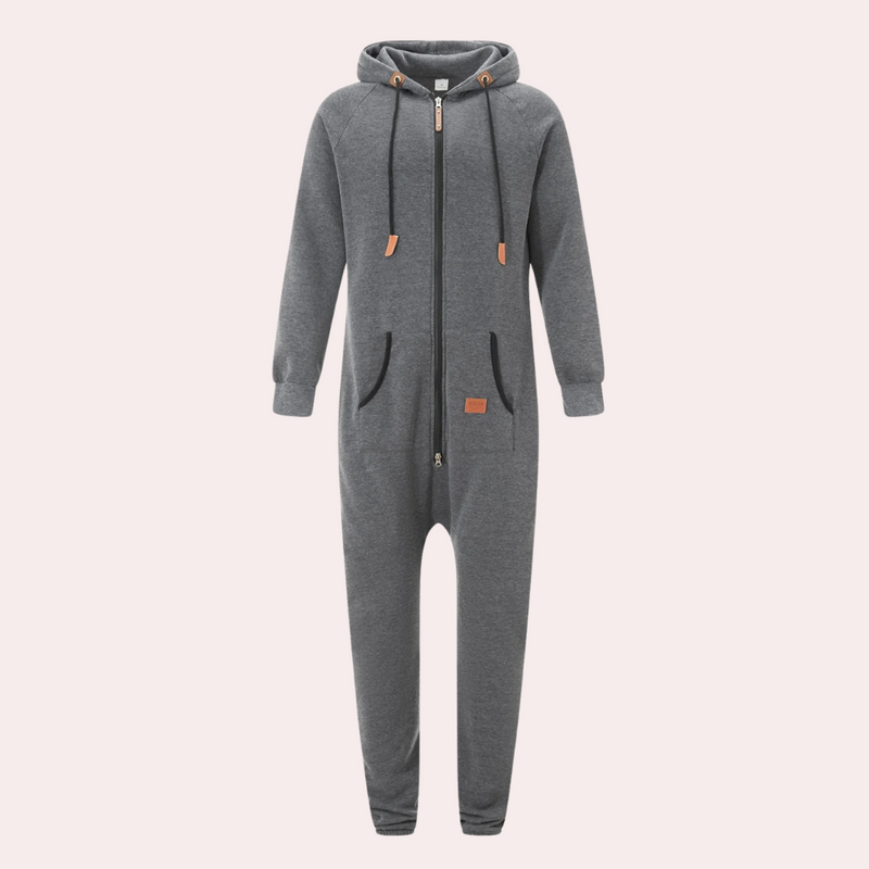 Warm Winter Jumpsuit for Men - Axel-Green-S-State of Style