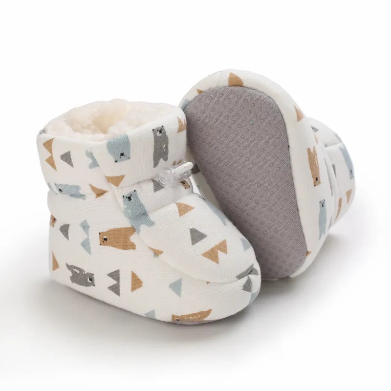 Warm Winter Shoes for Babies - SnugToes-Bears-M (0-6 months)-State of Style