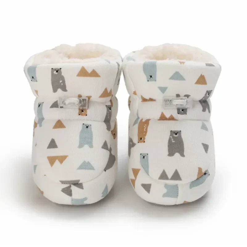 Warm Winter Shoes for Babies - SnugToes-Bears-M (0-6 months)-State of Style