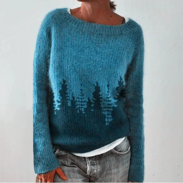 Warm Women's Jumper with Stylish Details - Nova-Diamond-S-State of Style