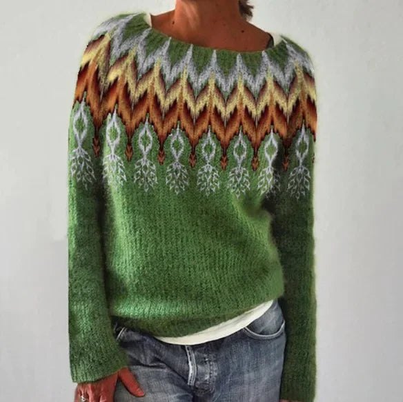 Warm Women's Sweater with Stylish Details - Nova-Spring-S-State of Style