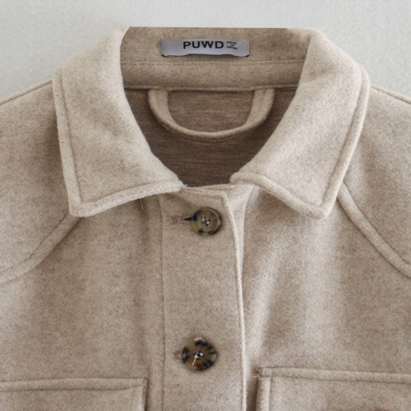 Warm Wool Jacket For Women | Stylish & Comfortable-Beige-XS-State of Style