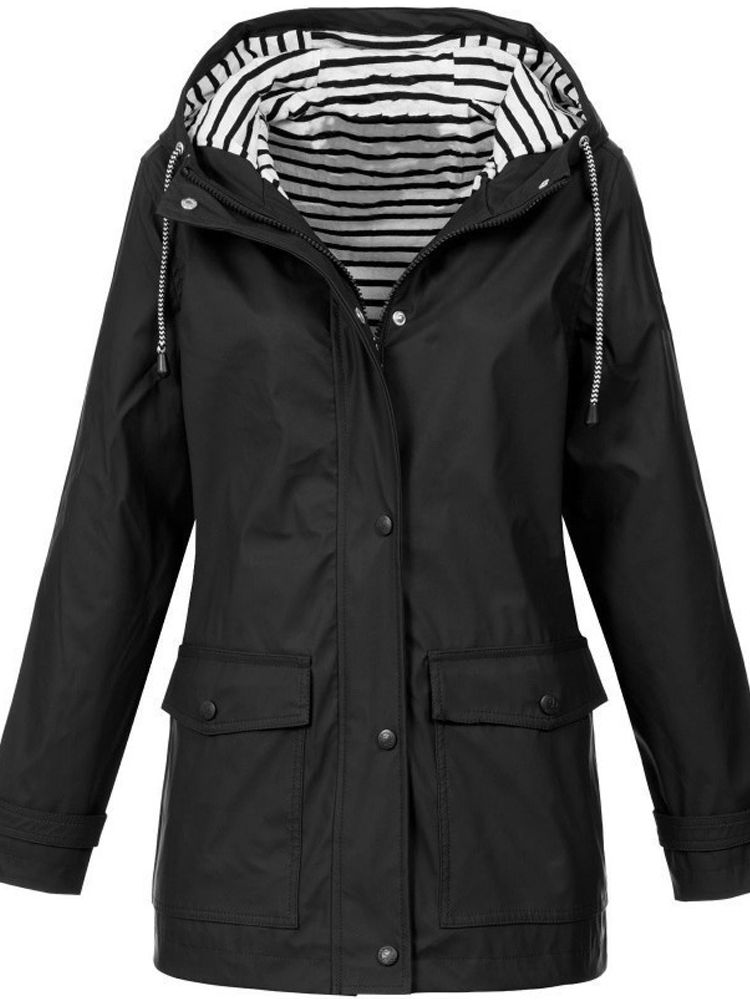 Water- and Windproof Women's Coat - Sophie-Black-S-State of Style