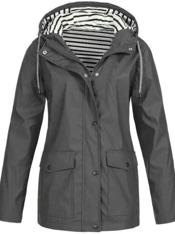 Water- and Windproof Women's Coat - Sophie-Gray-S-State of Style
