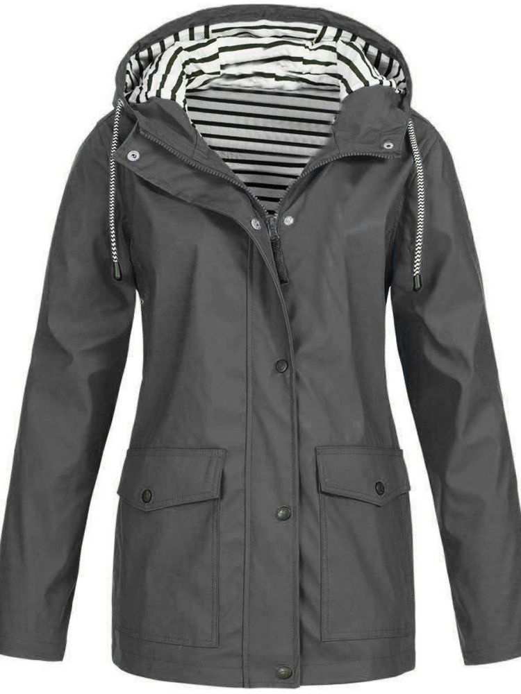 Water- and Windproof Women's Coat - Sophie-Gray-S-State of Style