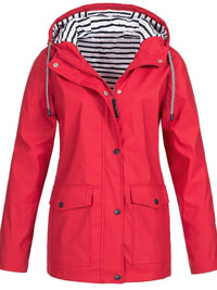 Water- and Windproof Women's Coat - Sophie-Red-S-State of Style