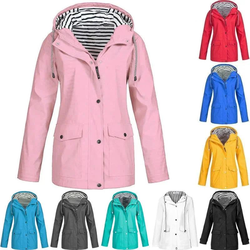 Water- and Windproof Women's Coat - Sophie-Yellow-S-State of Style