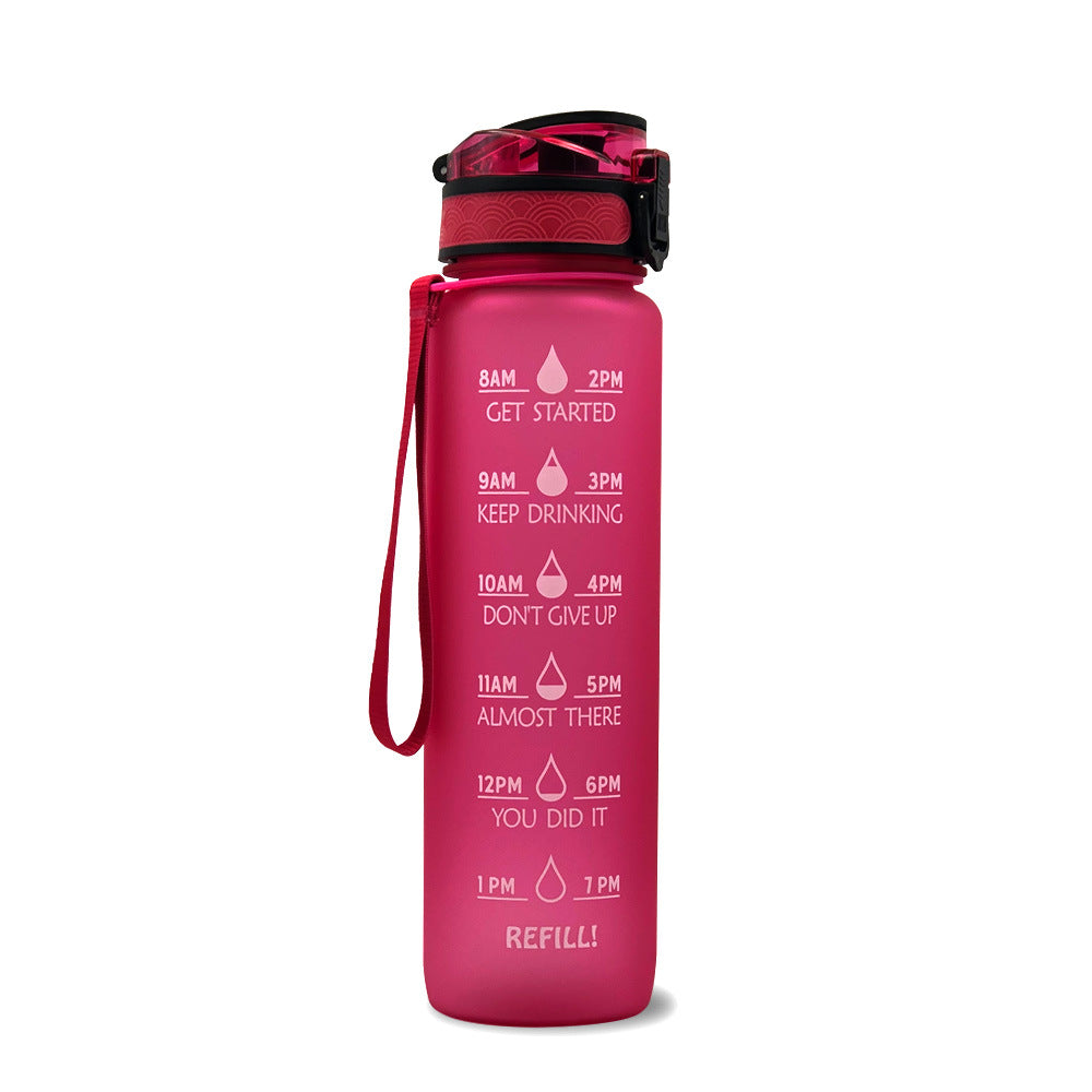 Water bottle with Timeline - HydraHero-Red-State of Style