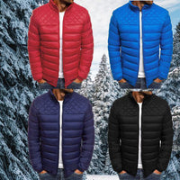 Water-repellent and Windproof Padded Men's Jacket - Logan-Dark blue-S-State of Style