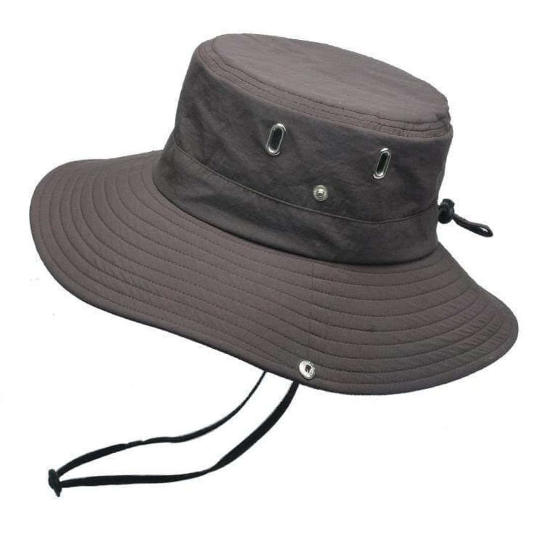 Water-repellent outdoor bucket hat with UV protection – ShieldFlex Pro-Coffee-State of Style