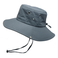 Water-repellent outdoor bucket hat with UV protection – ShieldFlex Pro-Dark grey-State of Style