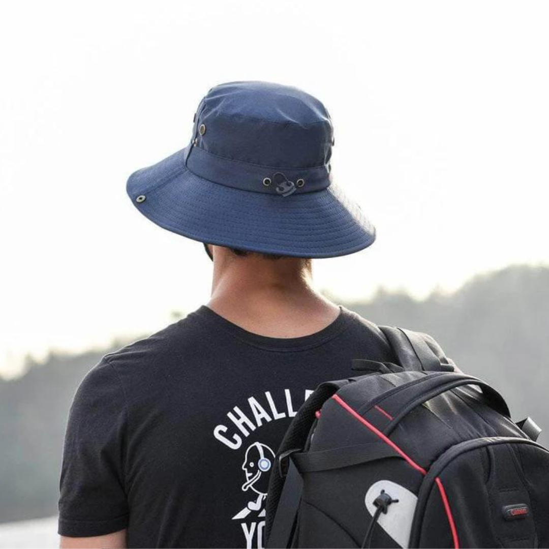 Water-repellent outdoor bucket hat with UV protection – ShieldFlex Pro-Green-State of Style