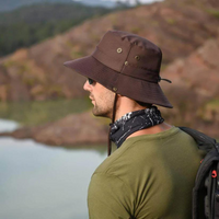 Water-repellent outdoor bucket hat with UV protection – ShieldFlex Pro-Green-State of Style