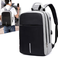 Water-Resistant Anti-Theft Backpack with USB Charging Port – SafeCarry