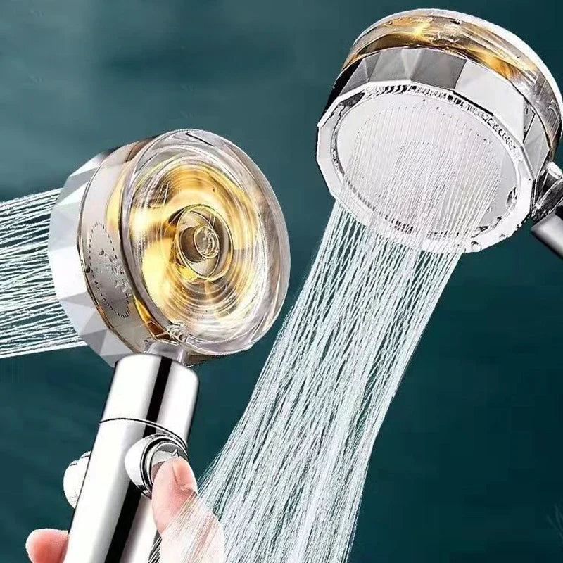 Showerhead | Water-saving 360-Degree Powerful Fan AquaTurbo – No ...