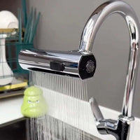 Water-saving Tap Extension - AquaPower-Silver-State of Style
