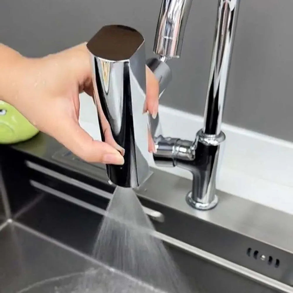 Water-saving Tap Extension - AquaPower-Silver-State of Style