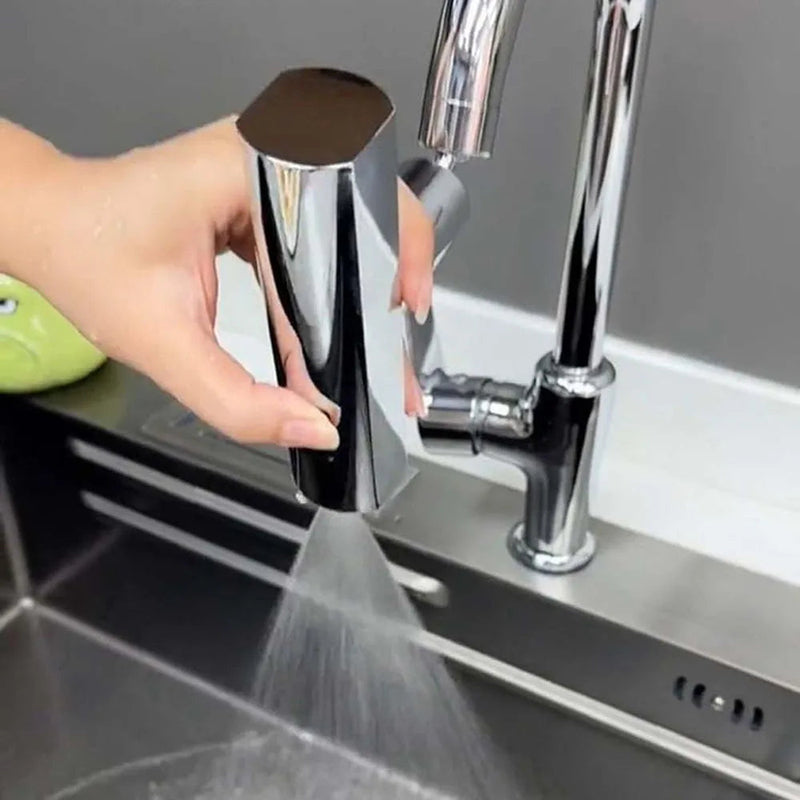 Water-saving Tap Extension - AquaPower-Silver-State of Style