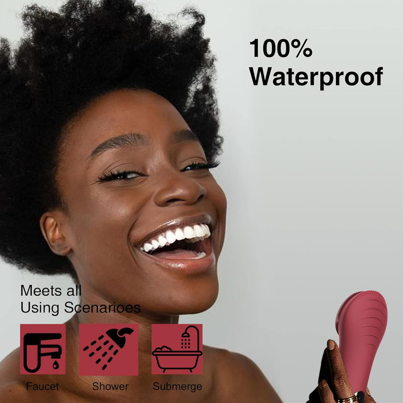 Waterdichte Oplaadbare Gezichtsreinigingsborstel-Roze-State of Style