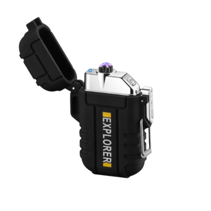 Waterproof and Windproof Storm Lighter - SurvivalFlame-Black 1-State of Style