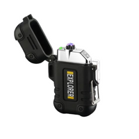 Waterproof and Windproof Storm Lighter - SurvivalFlame-Black 2-State of Style