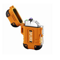 Waterproof and Windproof Storm Lighter - SurvivalFlame-Orange 2-State of Style