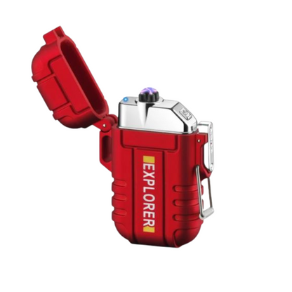 Waterproof and Windproof Storm Lighter - SurvivalFlame-Red 1-State of Style