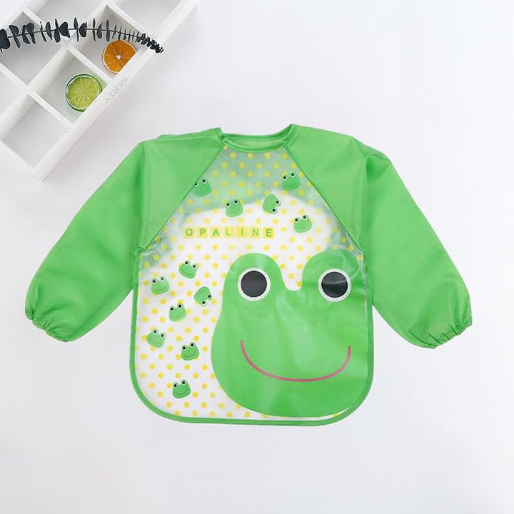 Waterproof Baby Bib with Sleeves-D-0-3 years old-State of Style